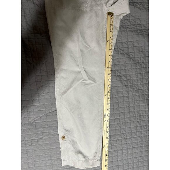 🙂 J Jjill Pull on Pants SZ Small Petite Tan Neutral Pull On - Picture 5 of 5